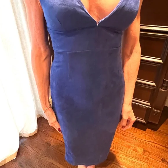 Dresses | Royal Blue Suede Stretch Dress | Poshmark Dresses | Royal Blue Suede Stretch Dress | Poshmark